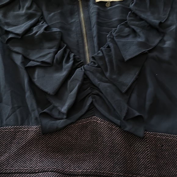 Rebecca Taylor Navy Ruffle Tweed Skirt Dress💙❤️💙 - Picture 5 of 11